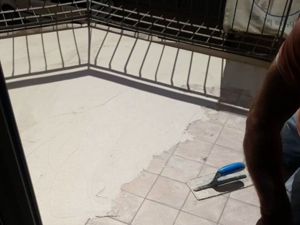 fondo resina per terrazzi
