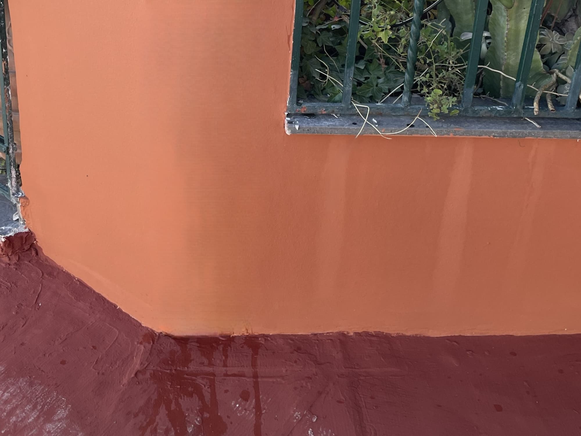 Pioggia su pittura fresca